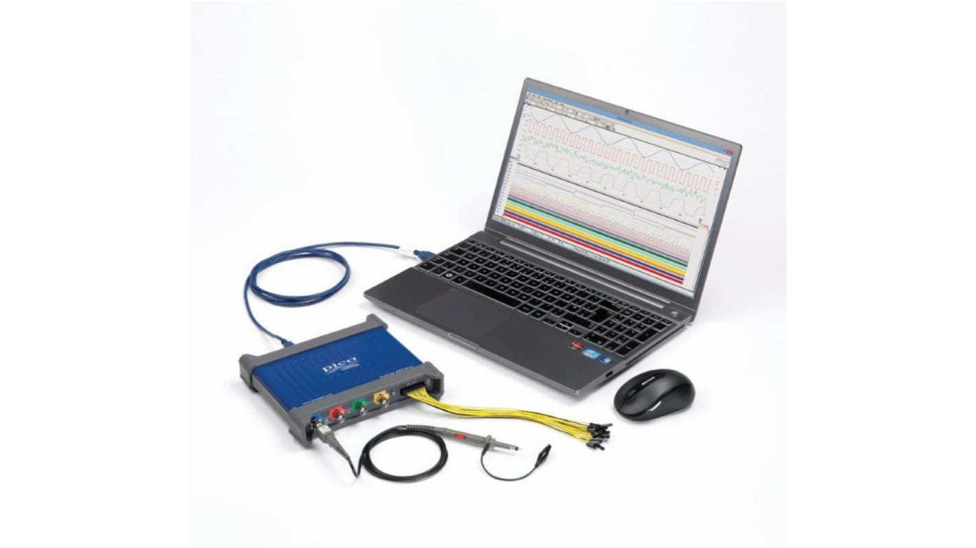 Pico Technology 3406D MSO PicoScope 3000 Series Digital PC Based Oscilloscope, 4 Analogue Channels, 200MHz, 16 Digital