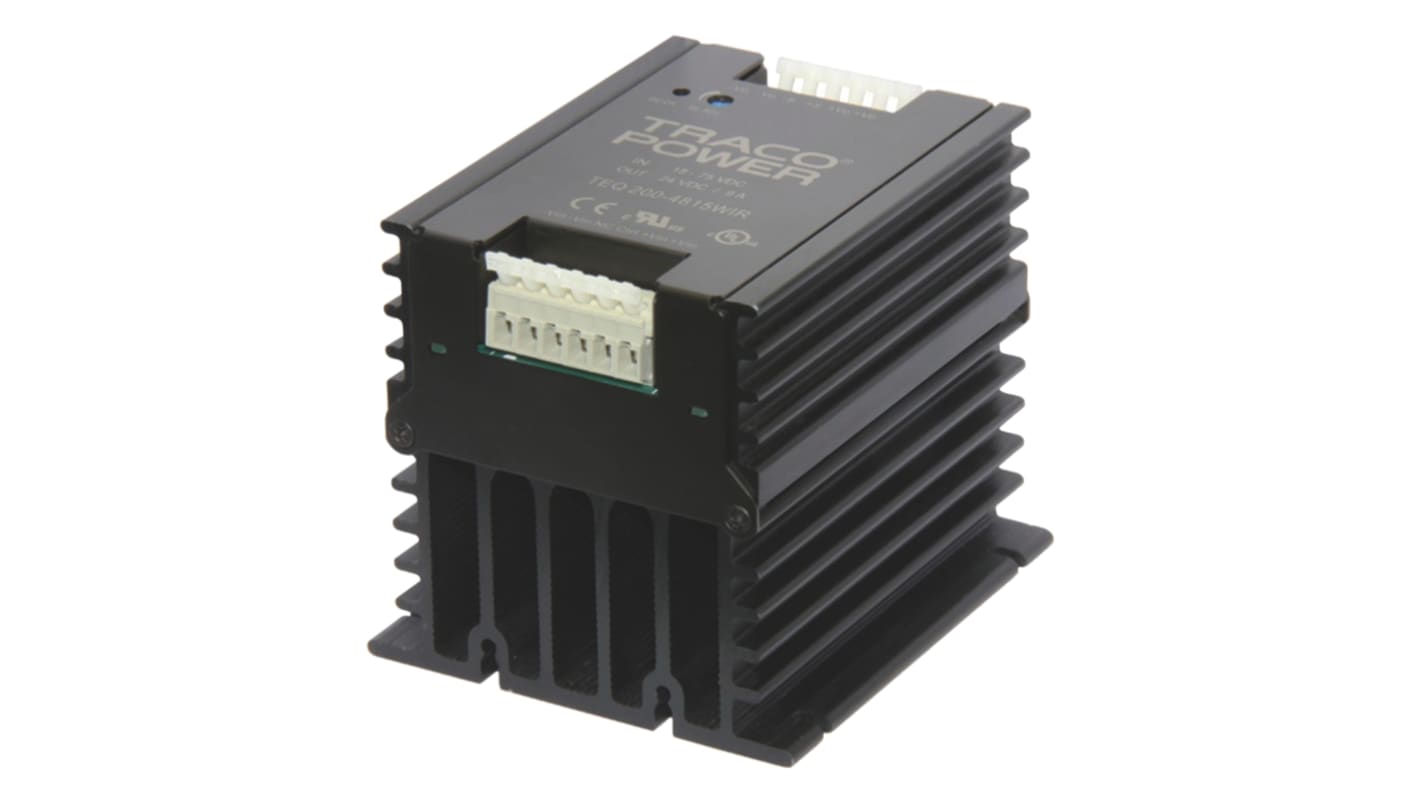 TRACOPOWER TEQ 100WIR DC-DC Converter, 24V dc/ 4.2A Output, 43 → 160 V dc Input, 100W, Chassis Mount, +105°C Max