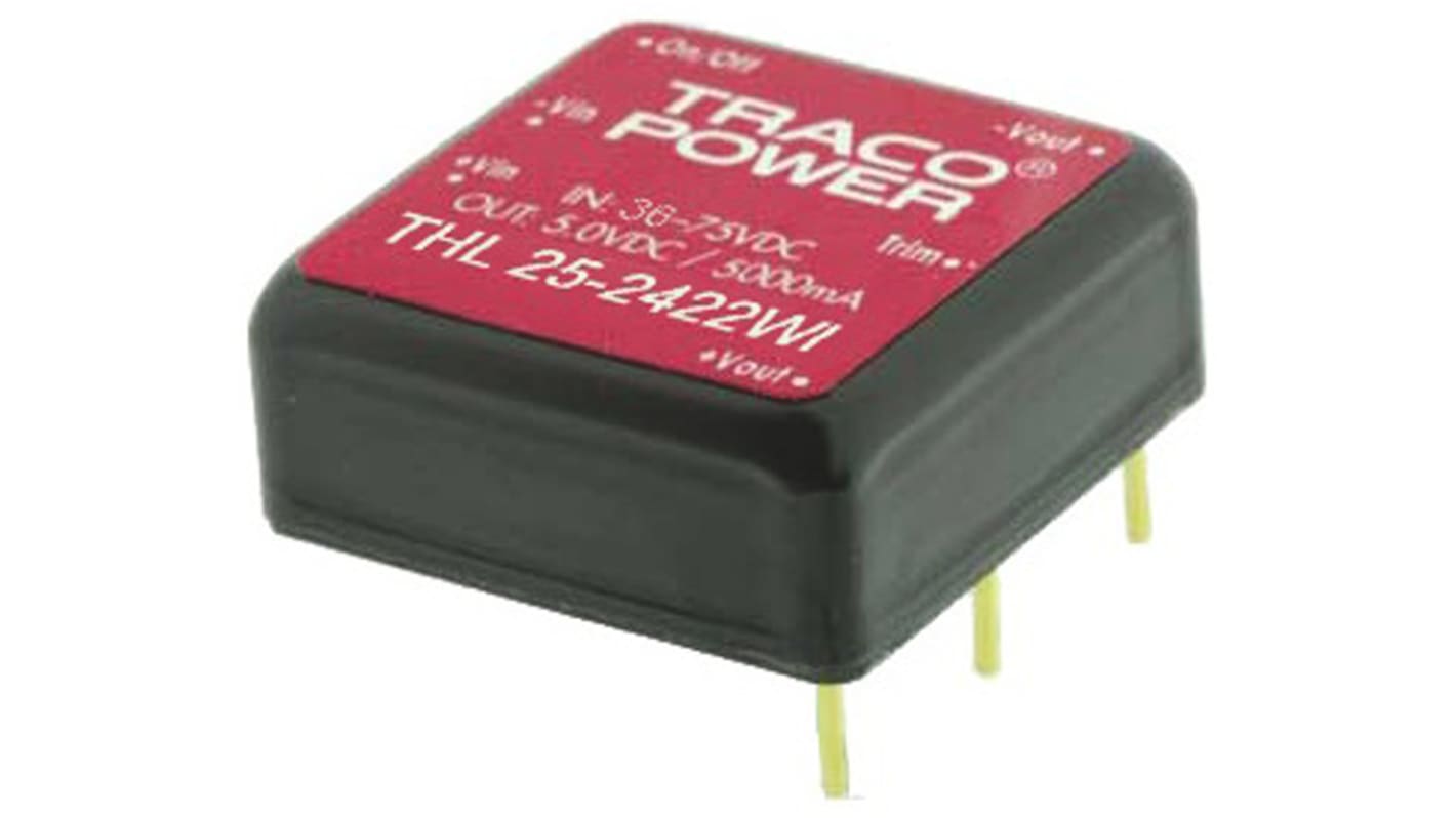 Convertidor dc-dc 25W, Salida ±12V dc, ±1A, 0.01