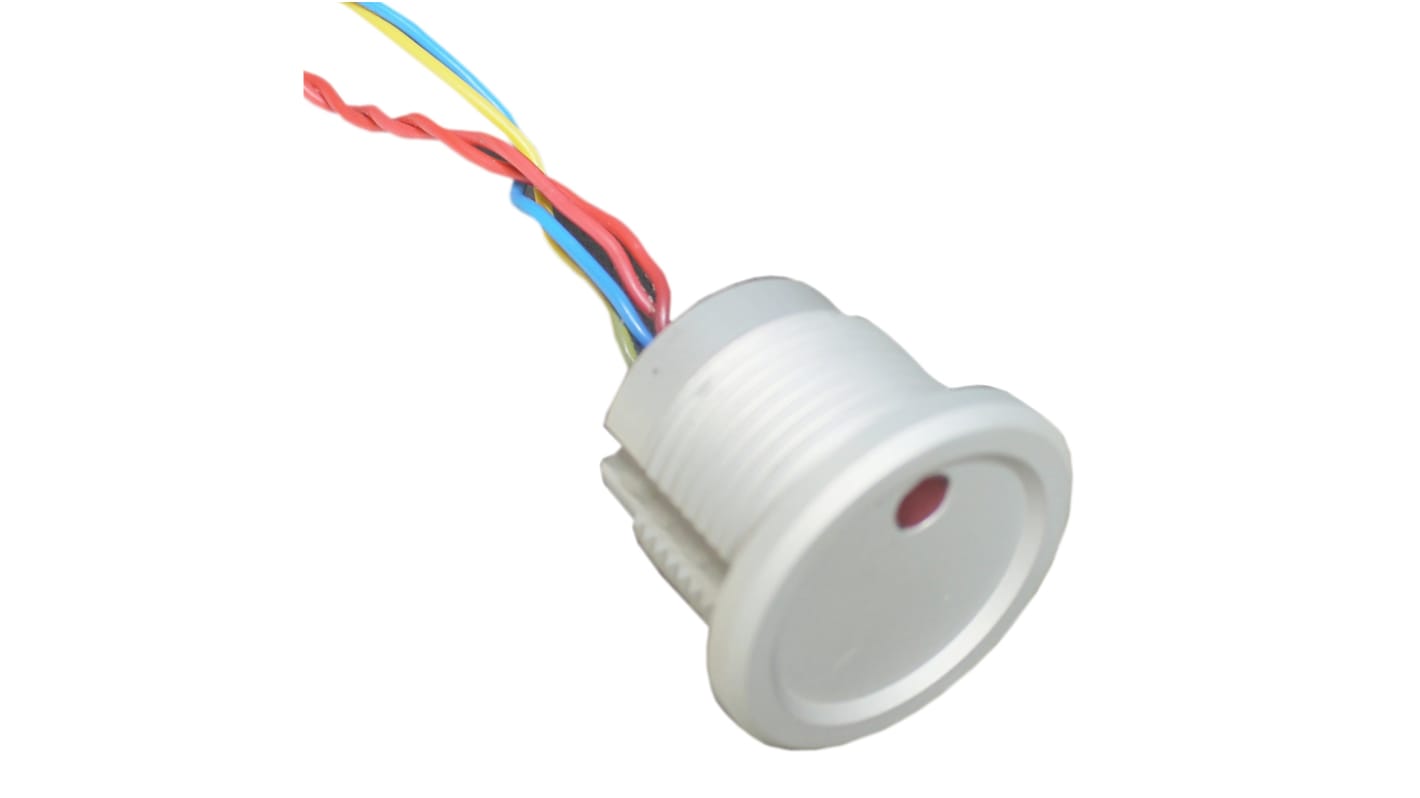 CAMDENBOSS Illuminated Piezo Switch, Momentary, SPST, IP68, Wire Lead, 200 mA@ 24 V, -40 → +125°C