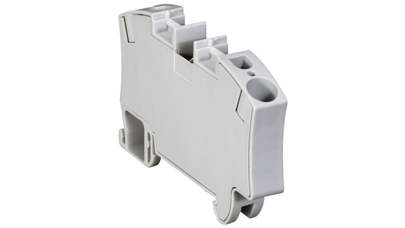 Legrand 372 Series Grey Feed Through Terminal Block, 10mm², Spring Clamp Termination