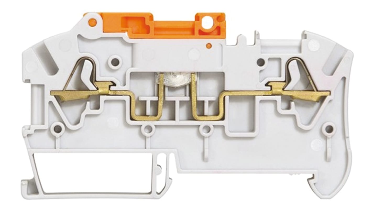 Legrand 372 Series Grey Feed Through Terminal Block, 2.5mm², Spring Clamp Termination