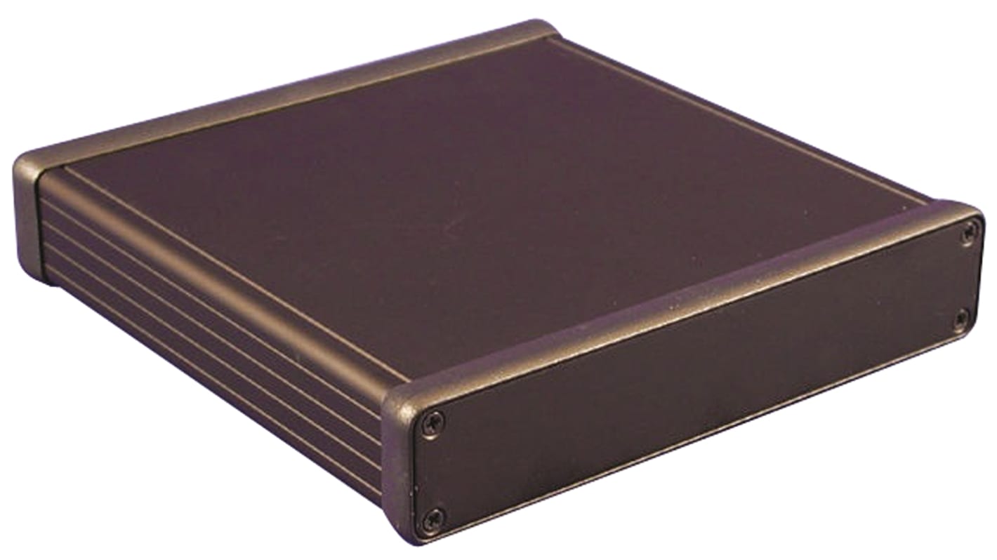 Caja Hammond de Aluminio Negro, 160 x 165 x 31mm, IP54