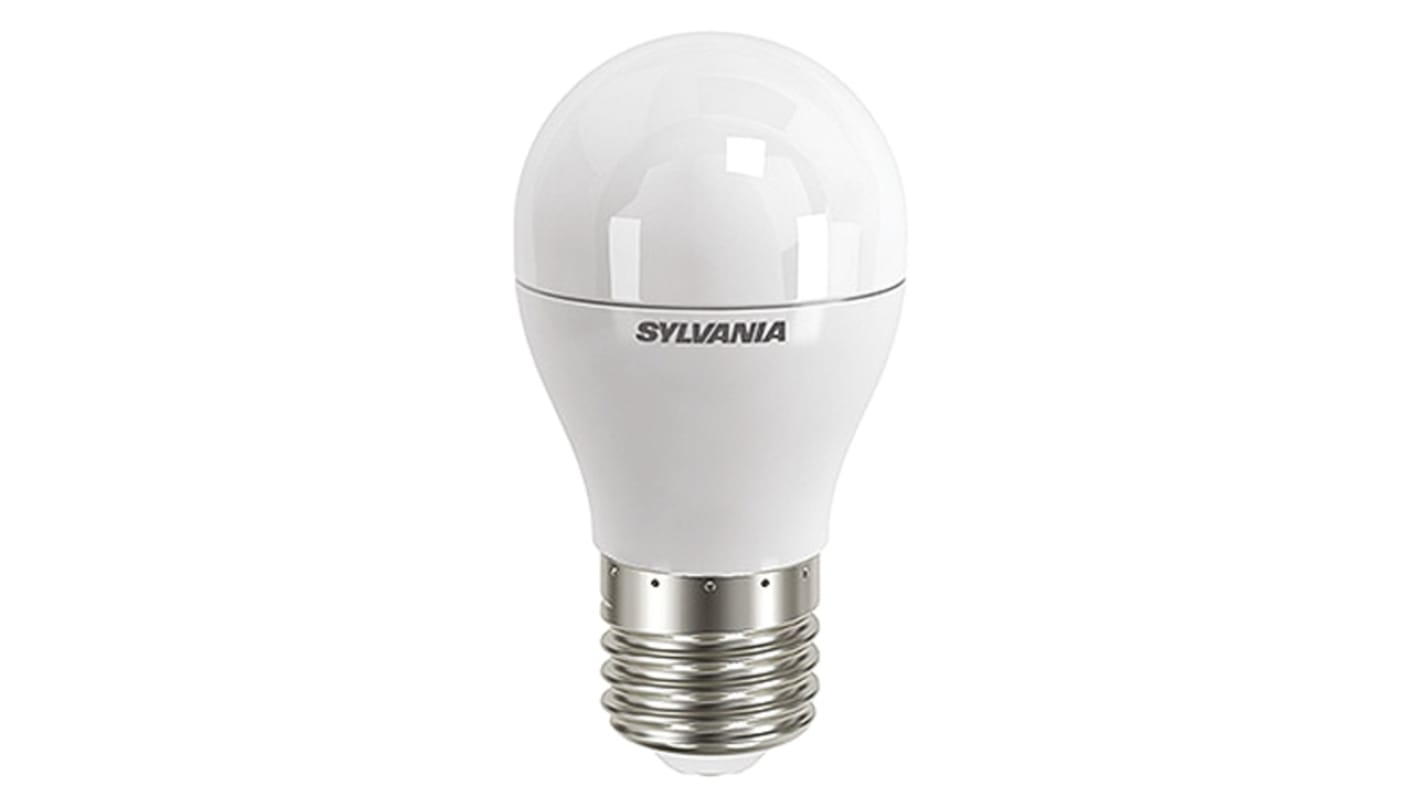 Sylvania ToLEDo, LED, LED-Lampe, Kolbenform dimmbar, 6,5 W / 230V, 470 lm, E27 Sockel, 2700K warmweiß