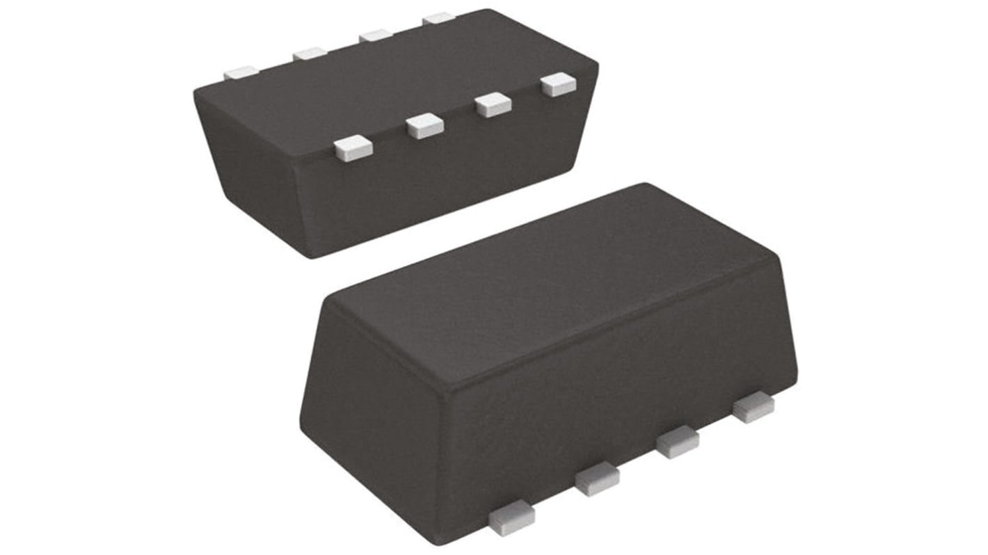 MOSFET Vishay SI5935CDC-T1-GE3, VDSS 20 V, ID 3,8 A, 1206 ChipFET de 8 pines, 2elementos, config. Aislado