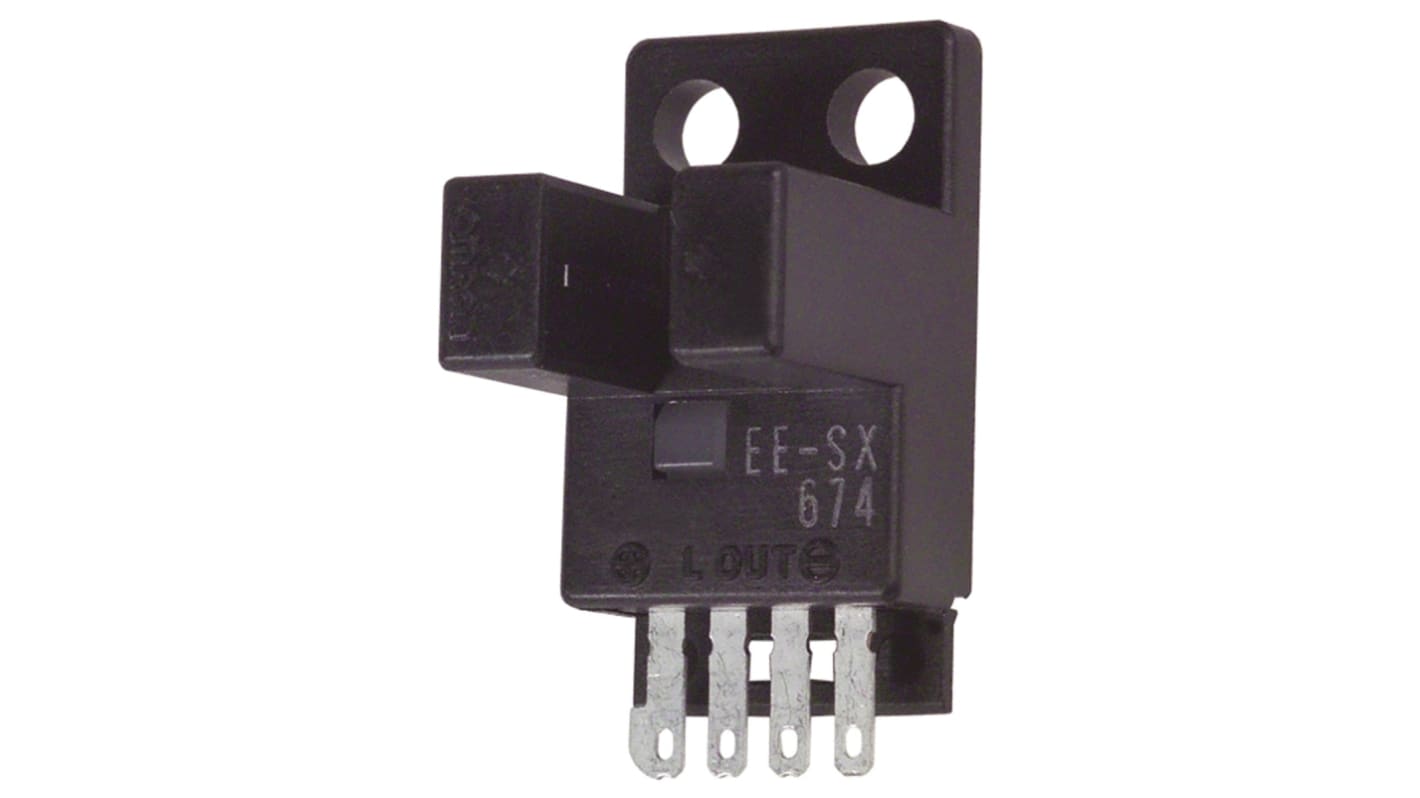 Omron EE Optischer Sensor, Durchgangsstrahl, Bereich 5 mm, NPN Ausgang, 4-poliger Steckverbinder