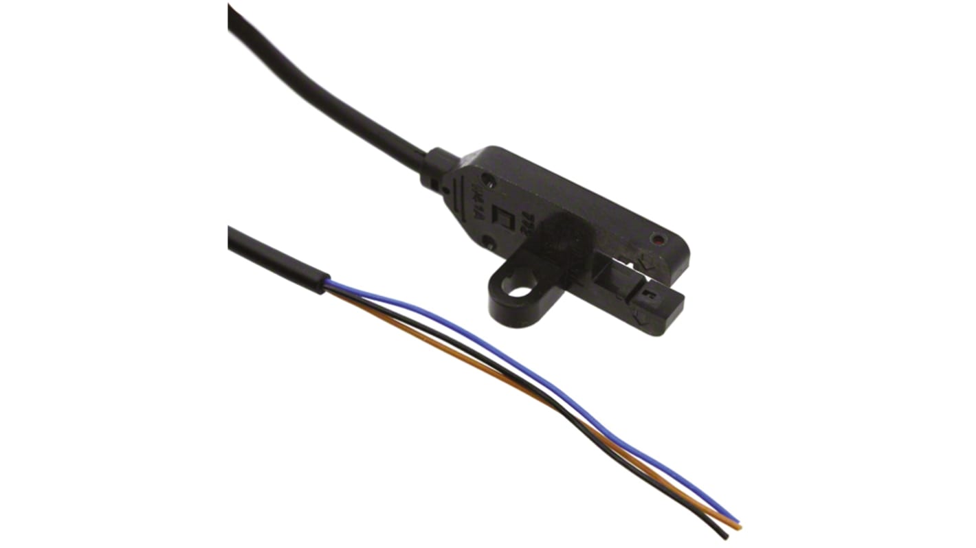 Omron Through Beam Photoelectric Sensor, Fork Sensor, 5 mm Detection Range