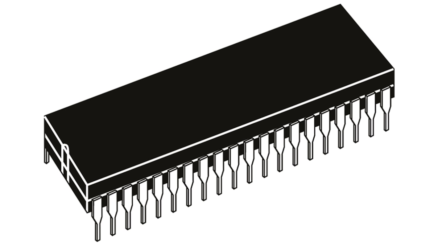 Microchip マイコン, 40-Pin PDIP PIC16F877-04I/P