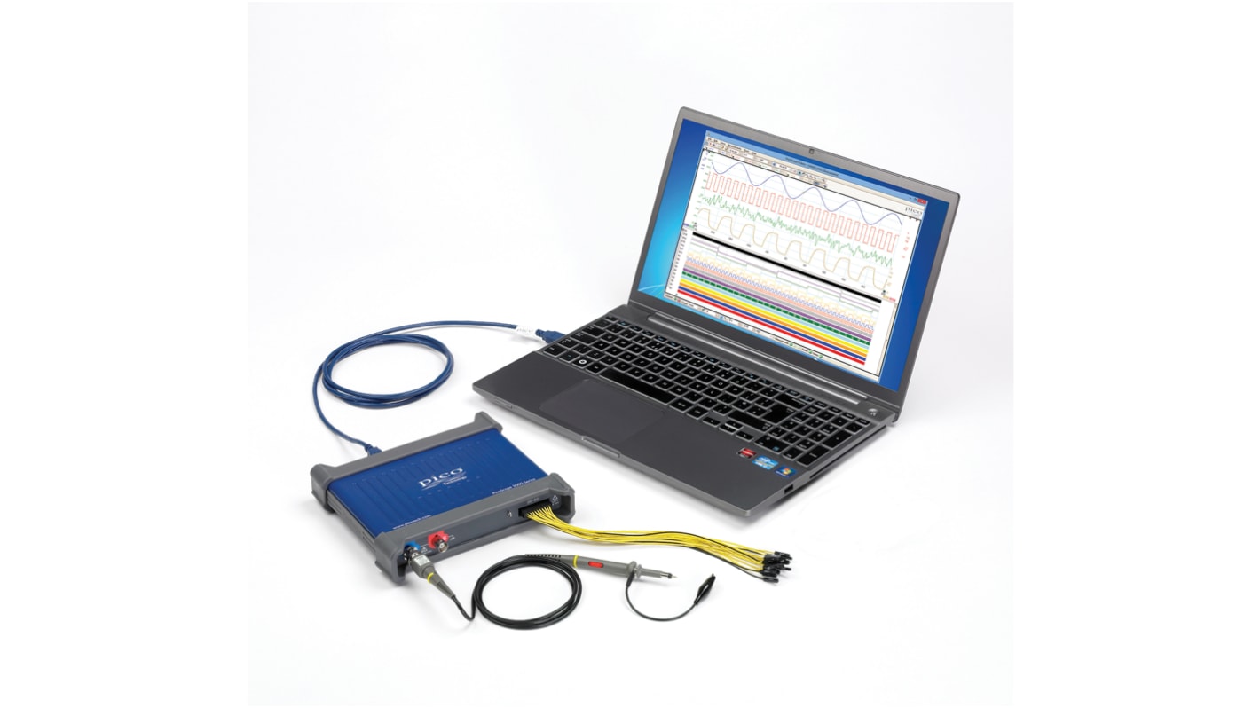 Pico Technology 3205D MSO PicoScope 3000 Series Digital PC Based Oscilloscope, 2 Analogue Channels, 100MHz, 16 Digital