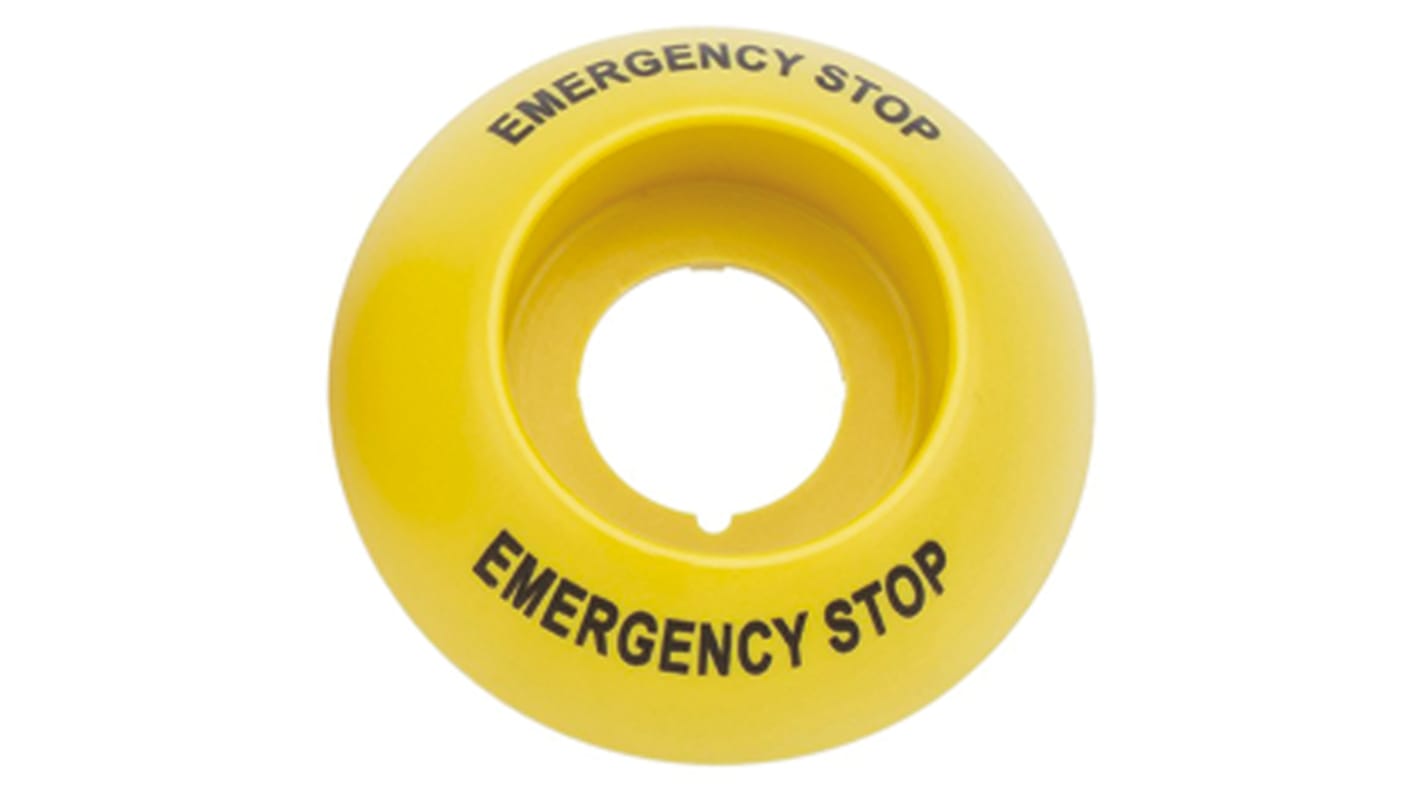 Switch "EMERGENCY STOP" Label and Collar