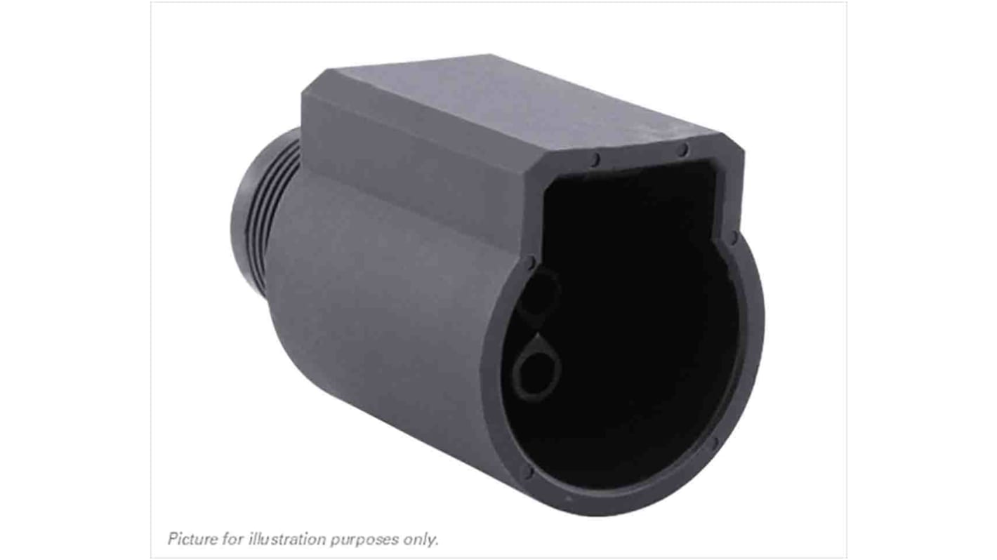 Souriau Connector, 6 Contacts, In-line, Socket, Male, IP68, IP69K, UTL Series