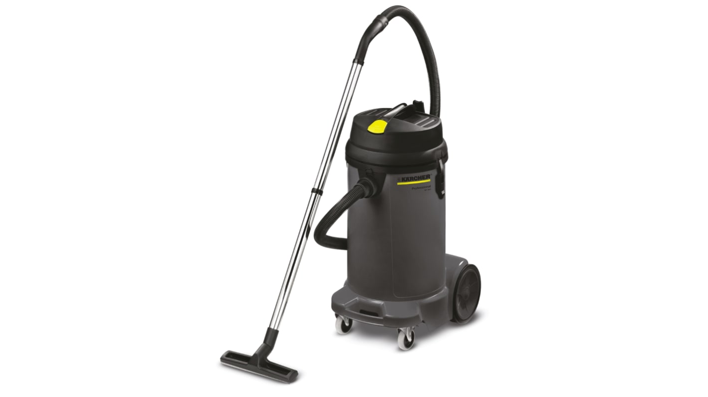 Karcher NT 48/1 Cylinder Wet and Dry Vacuum Cleaner for General Cleaning, 7.5m Cable, 220 → 240V ac, UK Plug