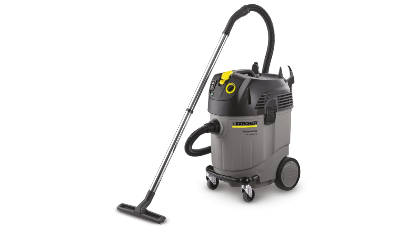 Karcher NT 45/1 Cylinder Wet and Dry Vacuum Cleaner for General Cleaning, 7.5m Cable, 110V