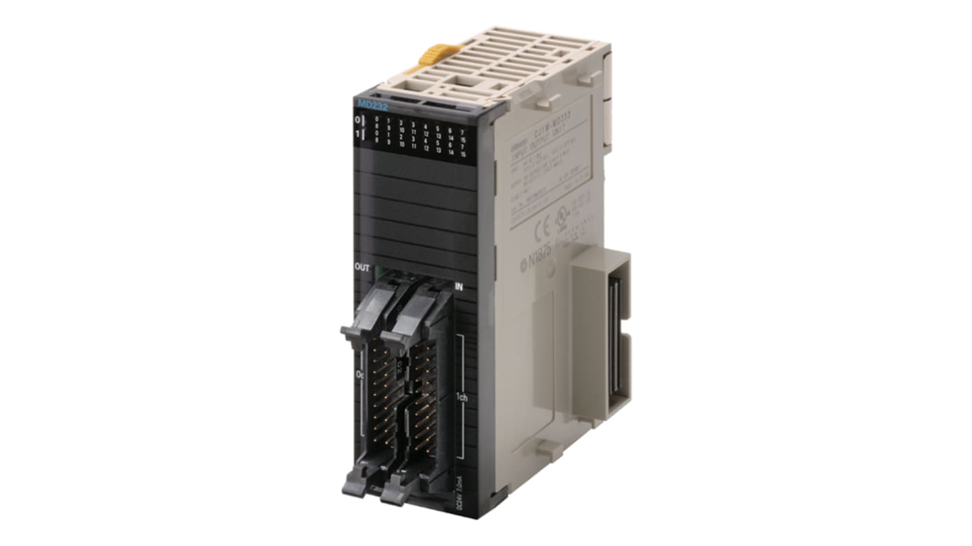 Omron IB IL 24 DI 16-XC-PAC Series PLC I/O Module for Use with CJ/NJ Controllers, Voltage, Transistor