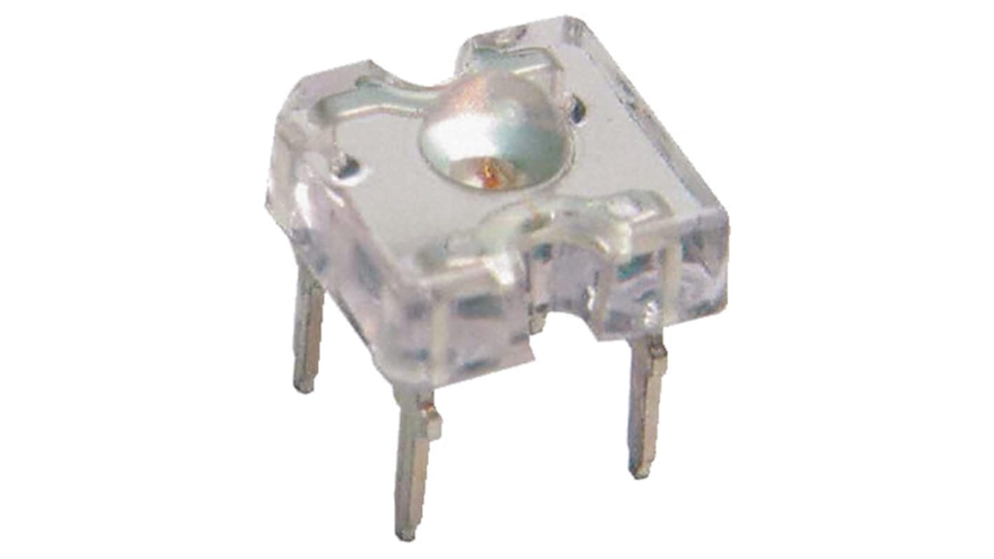 Vishay TELUX THT LED Grün 4,7 V, 2500 mlm, ±45°, 4-Pin Super Flux