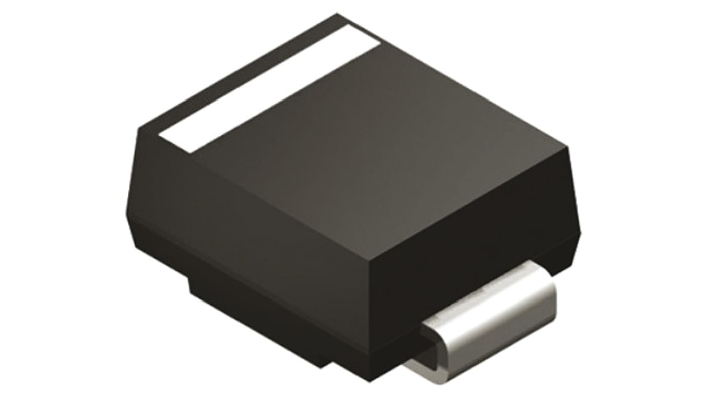 Vishay スイッチングダイオード 表面実装, シングル,エレメント数 1 DO-214AA (SMB), 2-Pin 1.6V