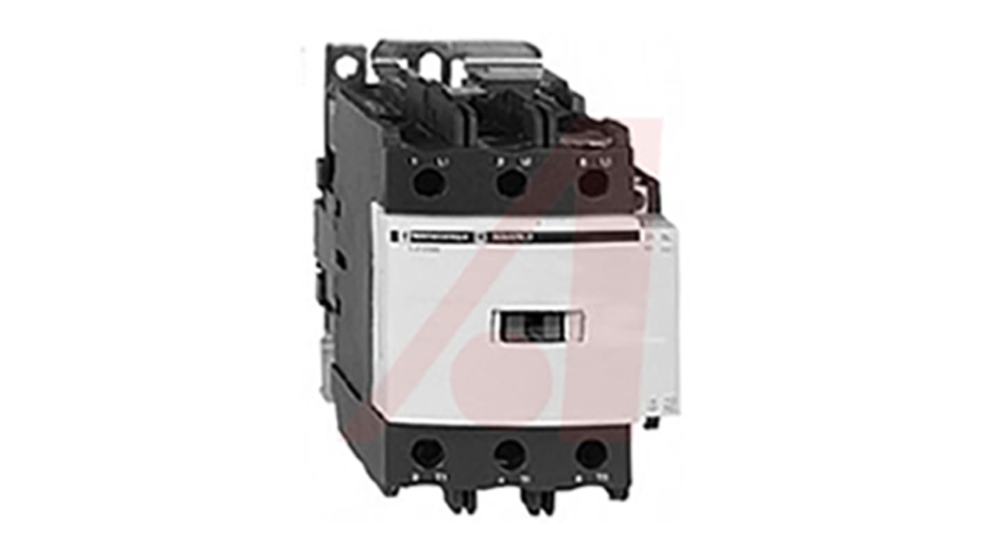 Schneider Electric LC1D Series Contactor, 110 V ac Coil, 3-Pole, 50 A, 22 kW, 3NO, 600 V ac