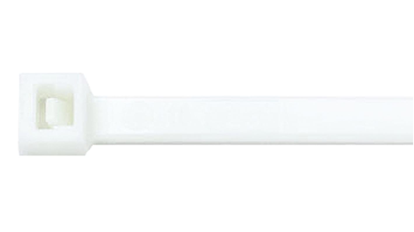 Serre-câbles Thomas & Betts Ty-Fast 200mm x 4,5 mm Blanc en Nylon 66