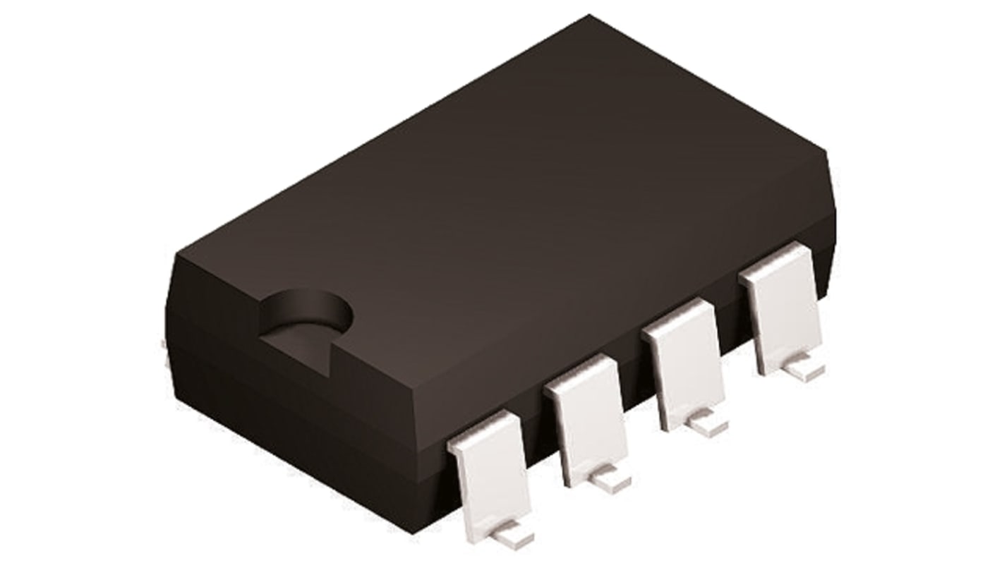 Optoacoplador Broadcom de 1 canal, Vf= 1.85V, Viso= 3.750 Vrms, IN. DC, OUT. Puerta Lógica, mont. superficial,