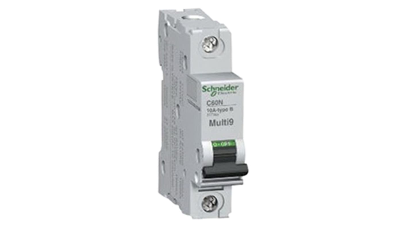 Schneider Electric Acti 9 C60 MCB Mini Circuit Breaker1P, 15A Curve B, 277V AC, 5 kA Breaking Capacity