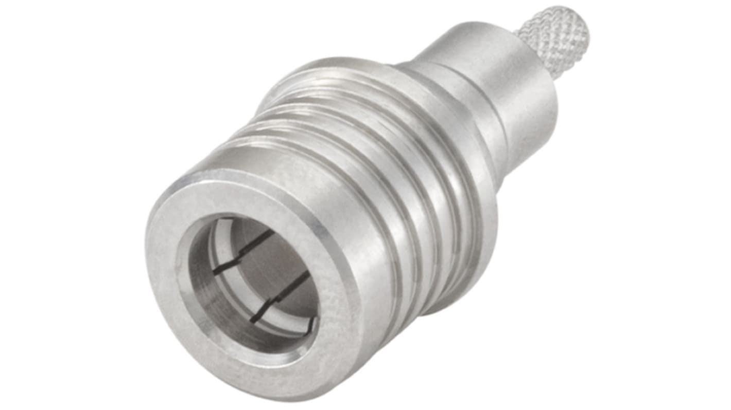 Rosenberger, Plug Cable Mount QMA Connector, 50Ω, Crimp, Solder Termination, Straight Body