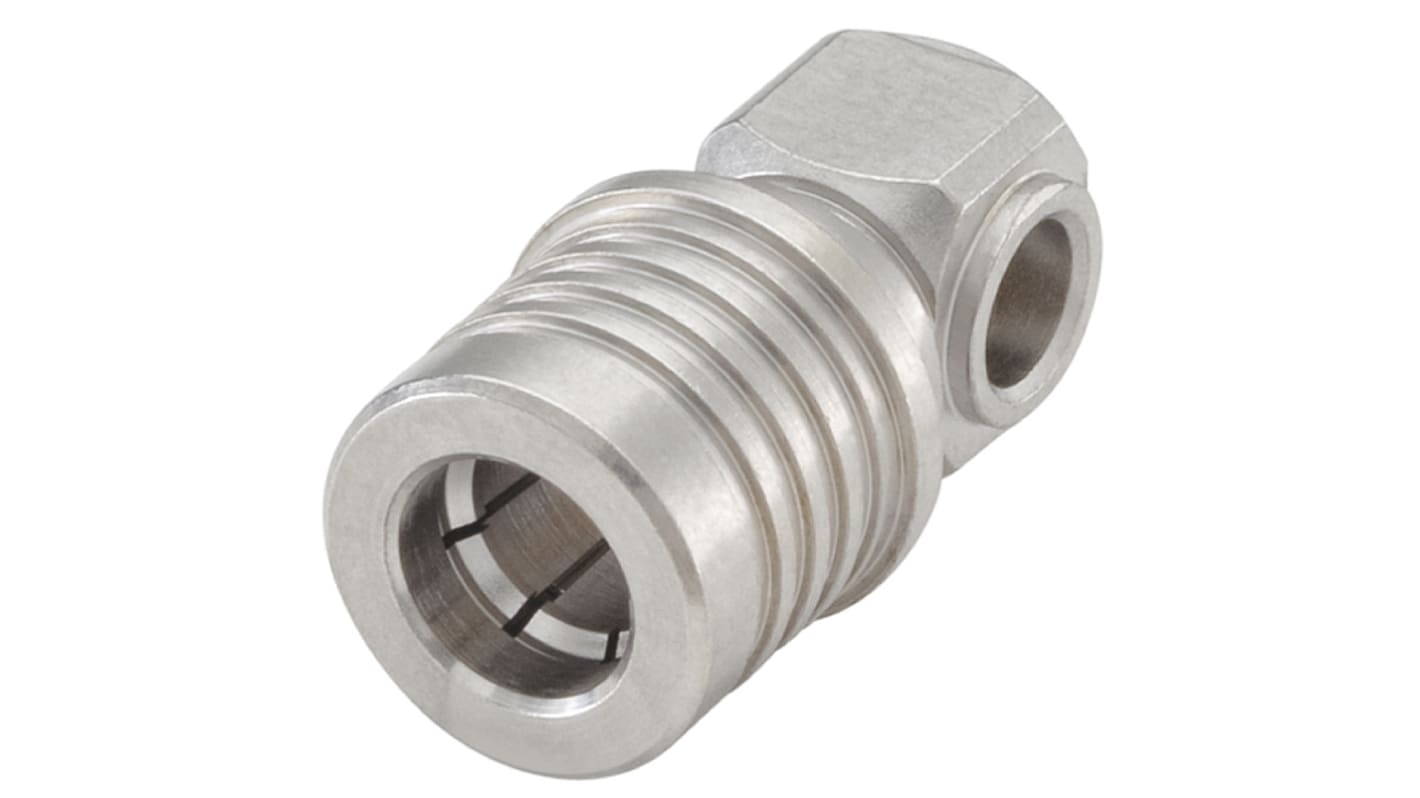 Rosenberger, Plug Cable Mount QMA Connector, 50Ω, Solder Termination, Right Angle Body