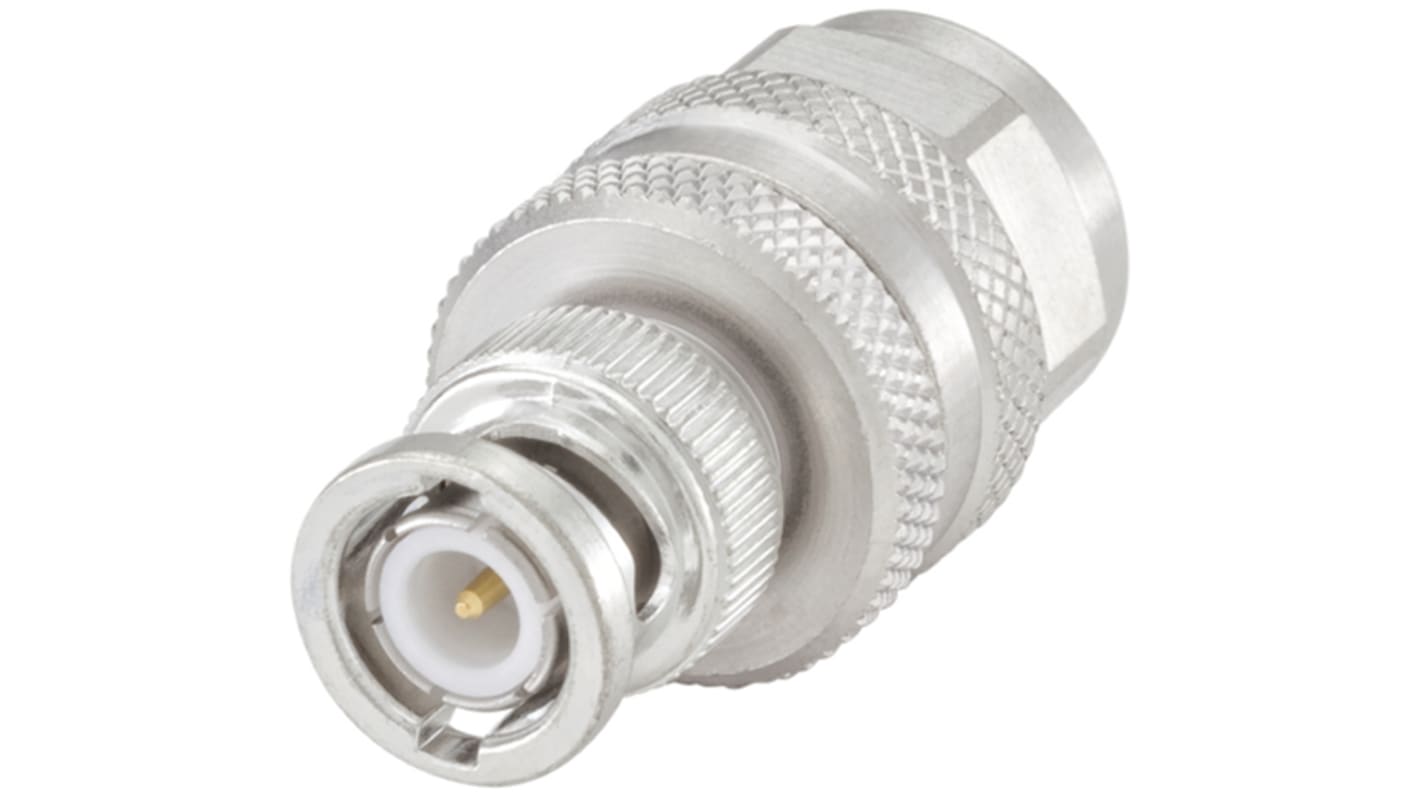 HF Adapter, BNC - N, 50Ω, Male - Male, Gerade, 10GHz Normal