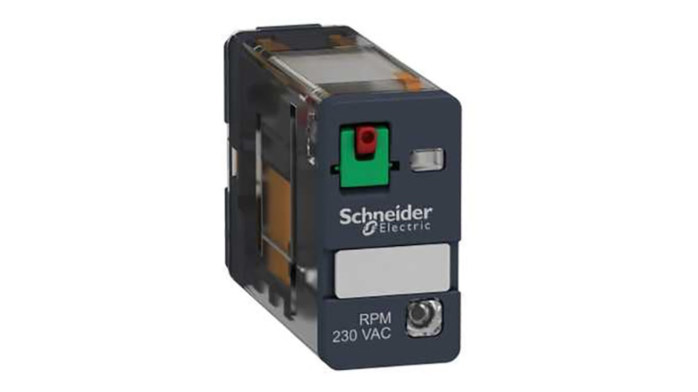 Schneider Electric DIN Rail Non-Latching Relay, 230V ac Coil, 15A Switching Current, SPDT