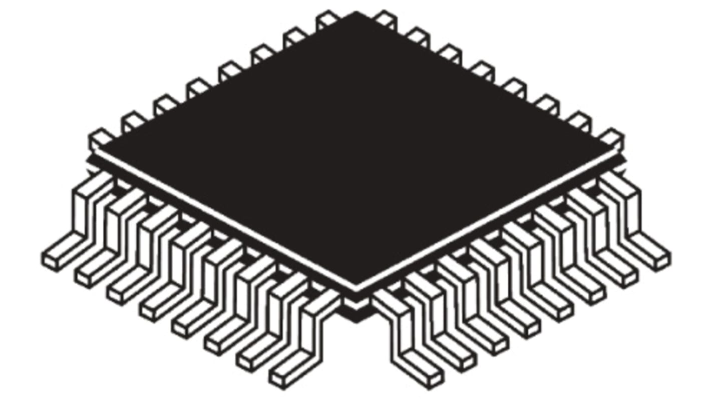 Microcontrolador Silicon Labs C8051F387-GQ, núcleo 8051 de 8bit, RAM 2,304 kB, 48MHZ, LQFP de 32 pines