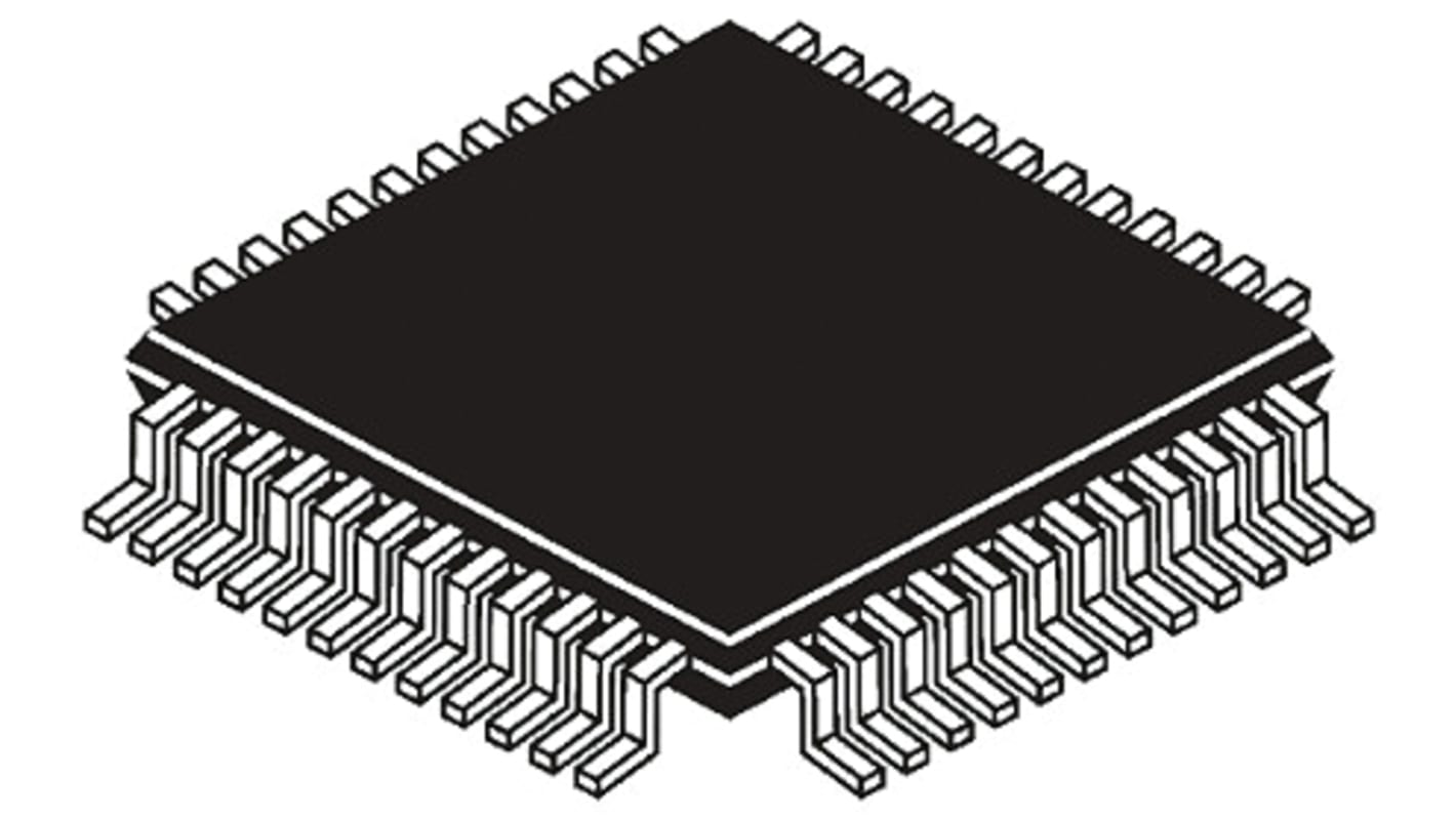 Microcontrôleur, 8bit, 2,304 ko RAM, 32 Ko, 48MHz, TQFP 48, série C8051F