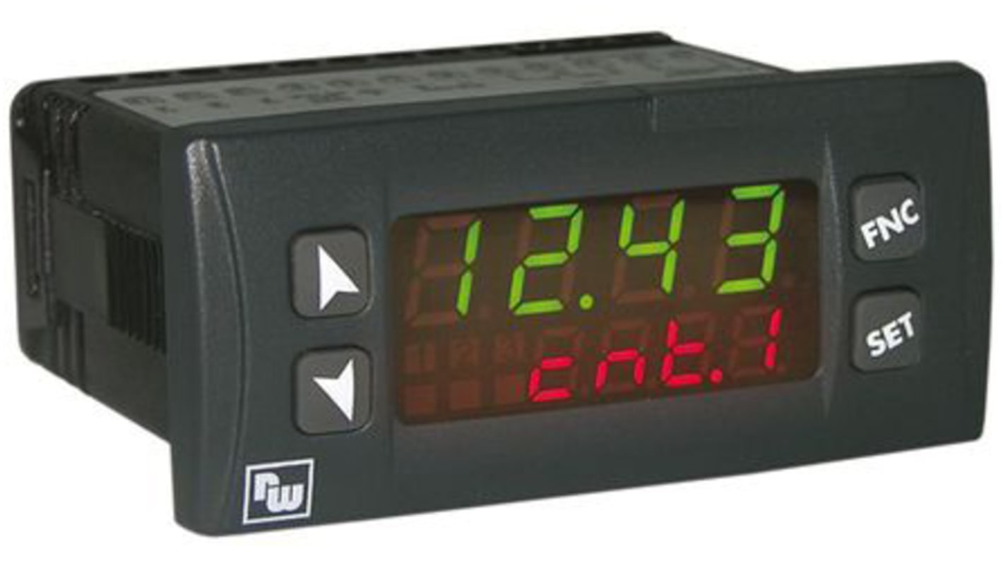 Wachendorff Bidirektional Zähler LED-Display 8-stellig, max. 100kHz, 24 → 230 V ac/dc