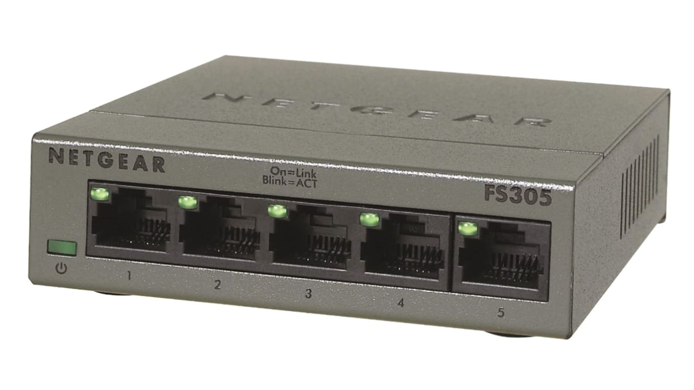 Netgear Ethernet-Switch Desktop 5-Port 102 x 94 x 26mm