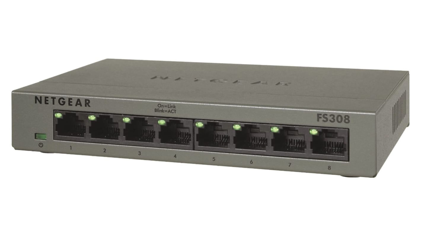FS308100UKS Netgear 8 Port Switch RS