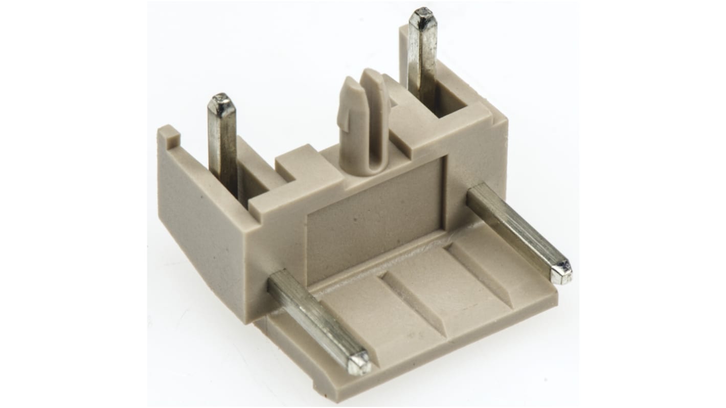 JST VT Series Straight Through Hole PCB Header, 2 Contact(s), 11.88mm Pitch, 1 Row(s), Shrouded