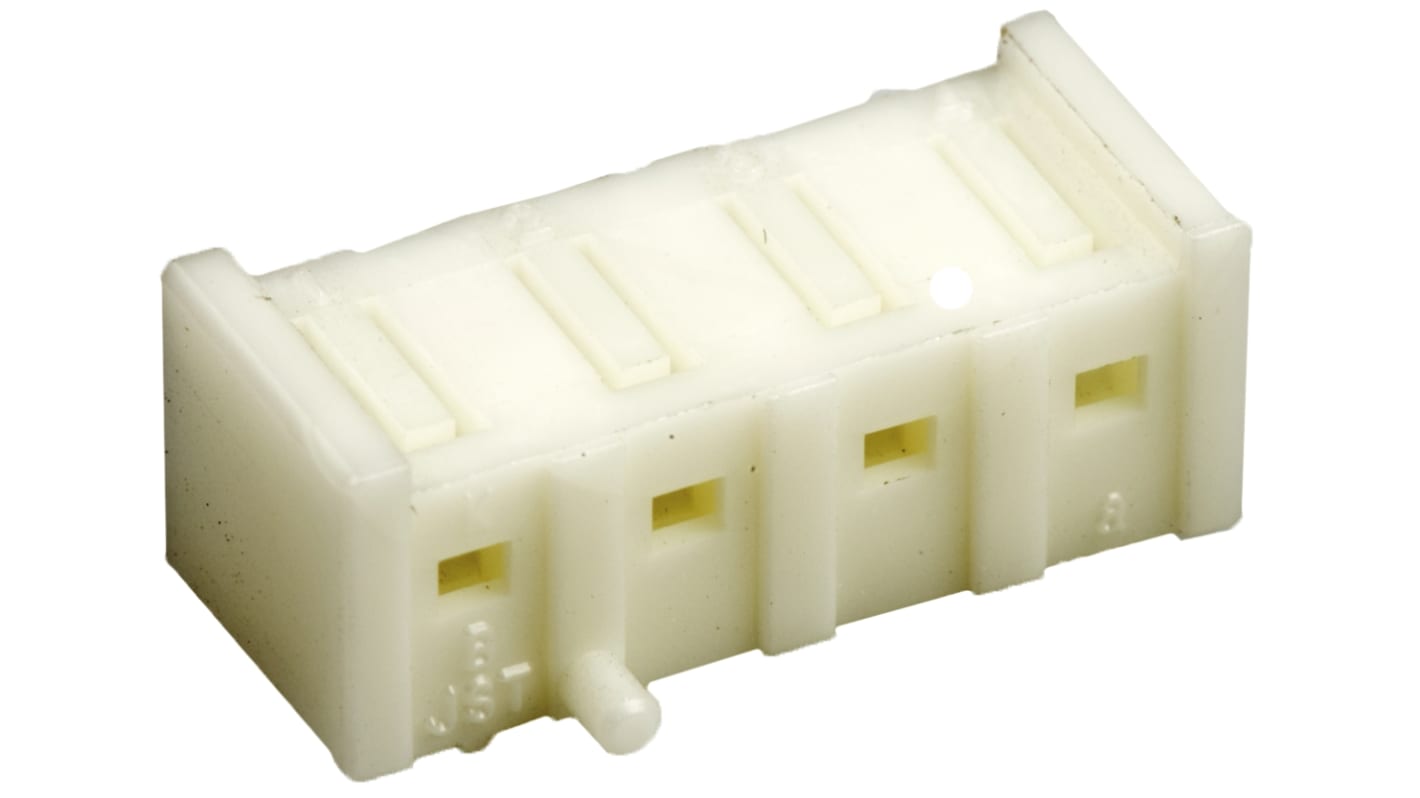 JST, SDN Male Connector Housing, 3.96mm Pitch, 4 Way, 1 Row