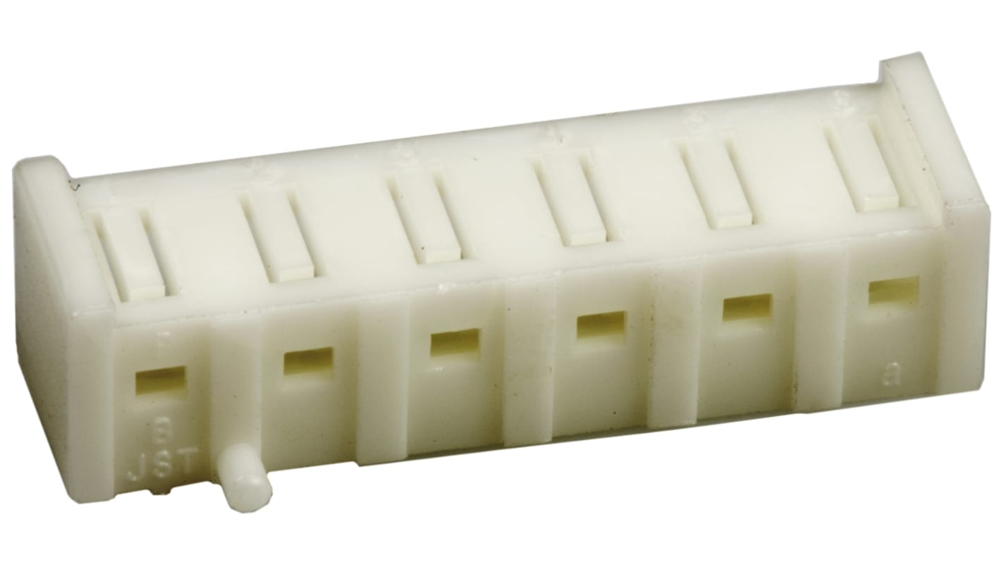 JST, SDN Male Connector Housing, 3.96mm Pitch, 6 Way, 1 Row
