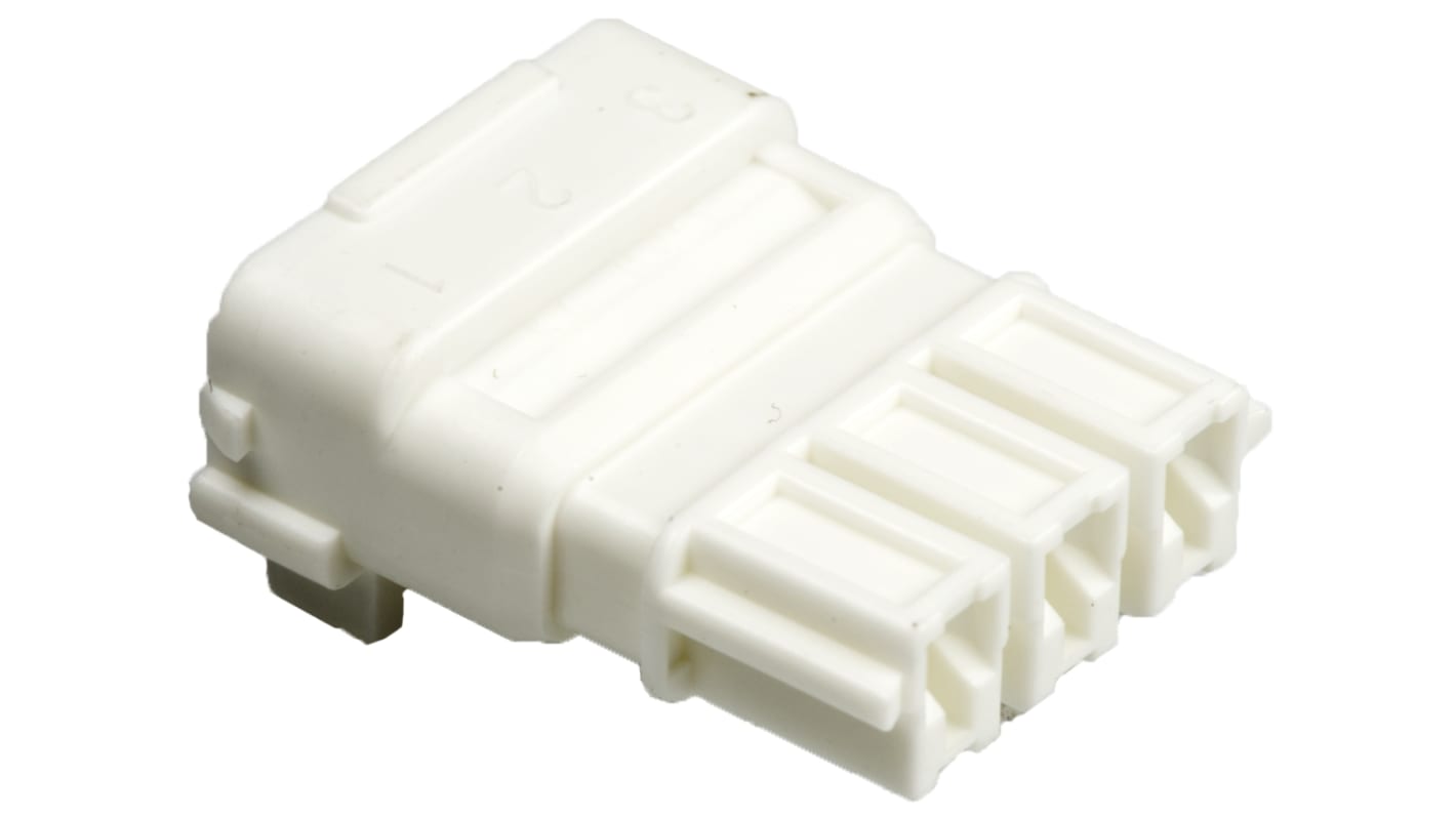 Boitier de connecteur Femelle, 3 contacts 1 rang , pas 5mm, Droit, Montage sur câble, série WPJ