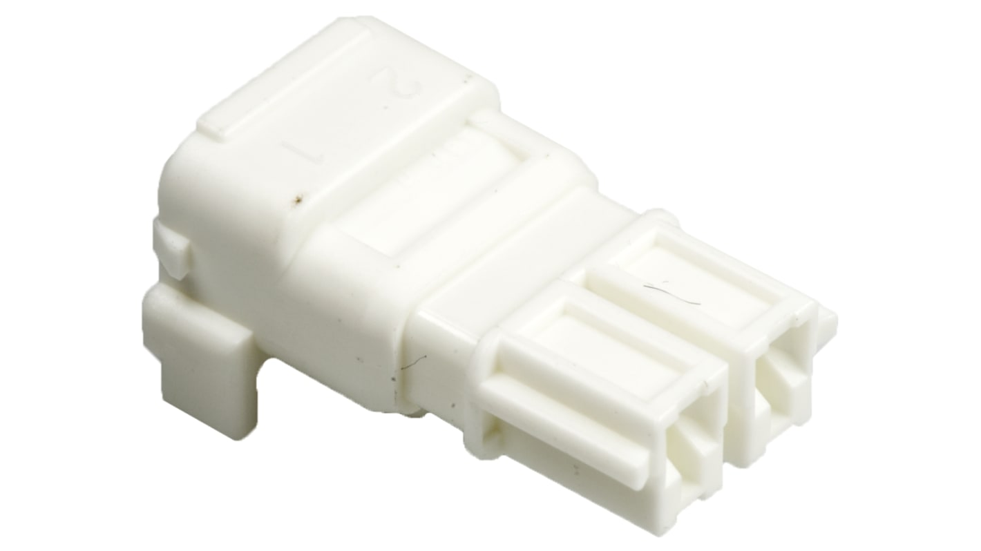 Carcasa de conector JST WPJR-02V-1-S, Serie WPJ, paso: 5mm, 2 contactos, , 1 fila filas, Recto, Hembra, Montaje de Cable