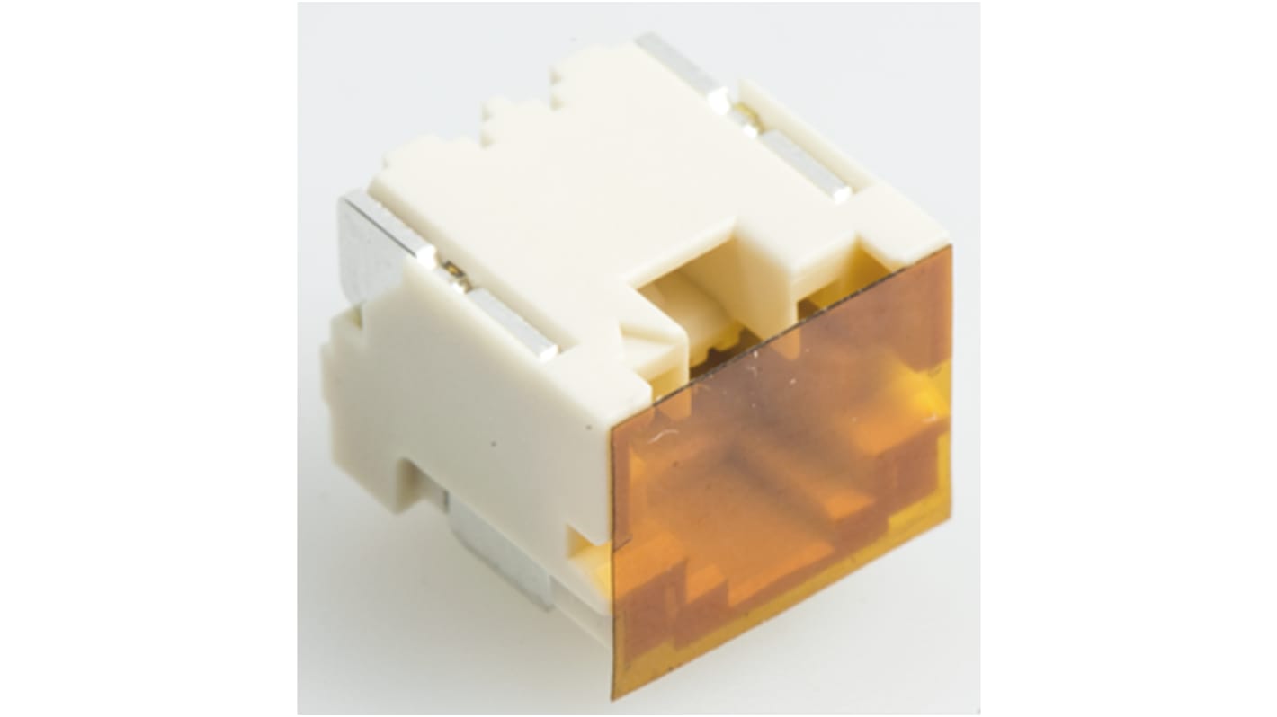 JST ZE Series Straight Surface Mount PCB Header, 2 Contact(s), 1.5mm Pitch, 1 Row(s), Shrouded