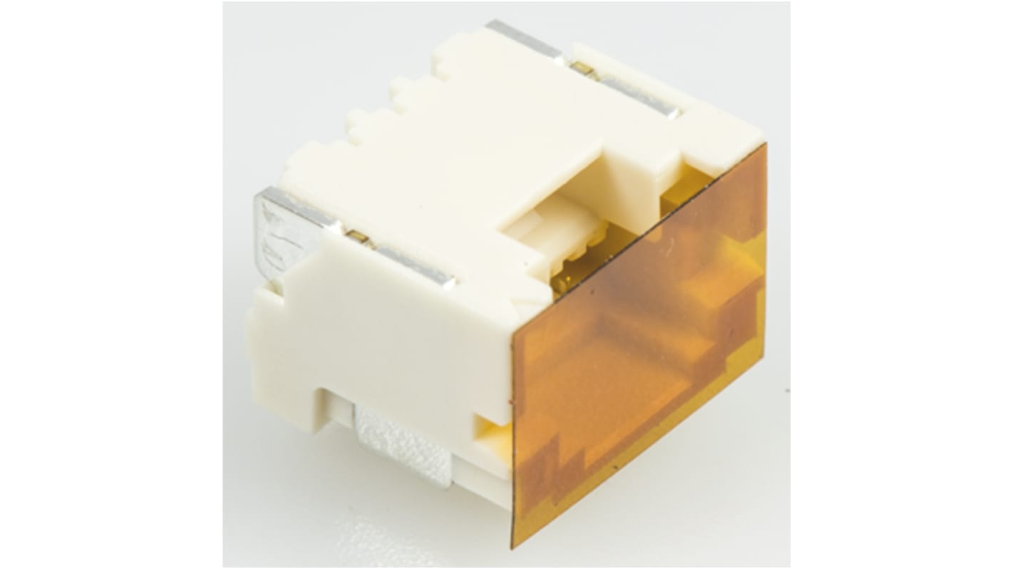 JST ZE Series Straight Surface Mount PCB Header, 3 Contact(s), 1.5mm Pitch, 1 Row(s), Shrouded