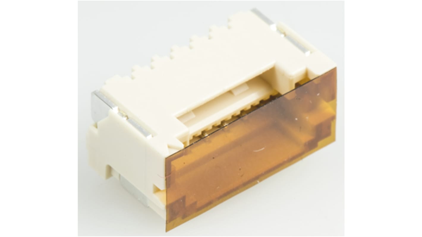 JST ZE Series Straight Surface Mount PCB Header, 6 Contact(s), 1.5mm Pitch, 1 Row(s), Shrouded