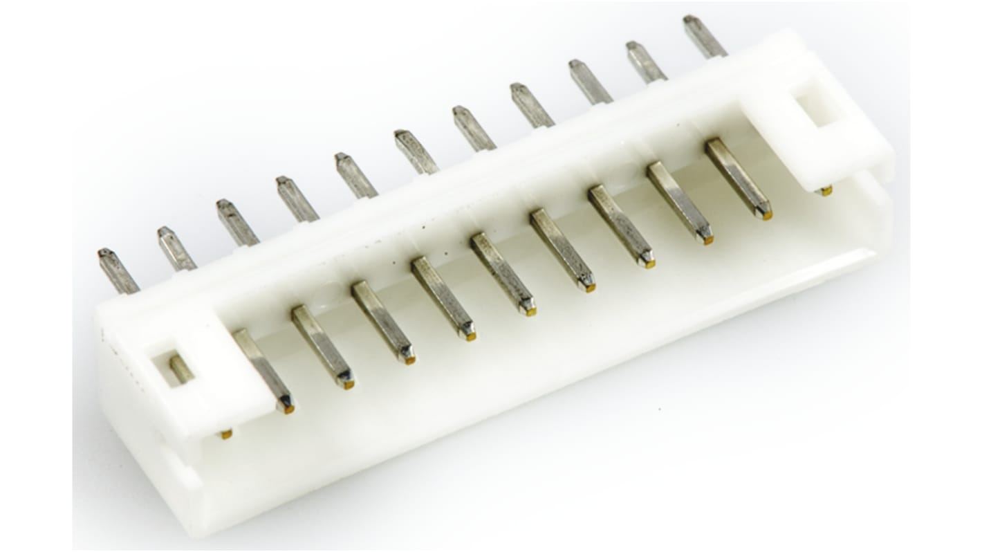 Conector macho para PCB JST serie PH de 11 vías, 1 fila, paso 2.0mm, para soldar, Montaje en orificio pasante