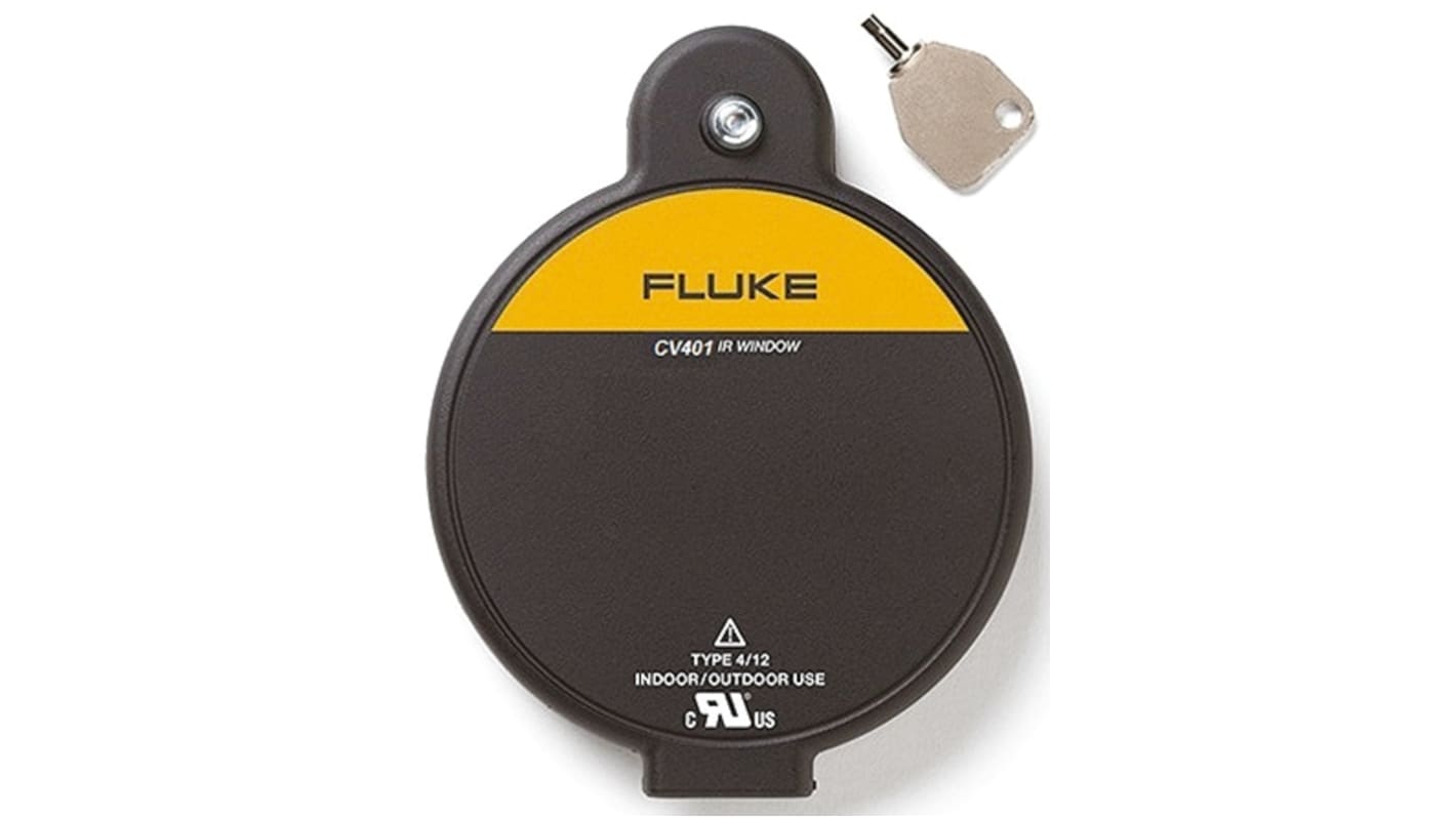 Fluke Black Aluminium, Zinc IP67 Inspection Window for use with NEMA 12 Enclosure, NEMA 4 Enclosure