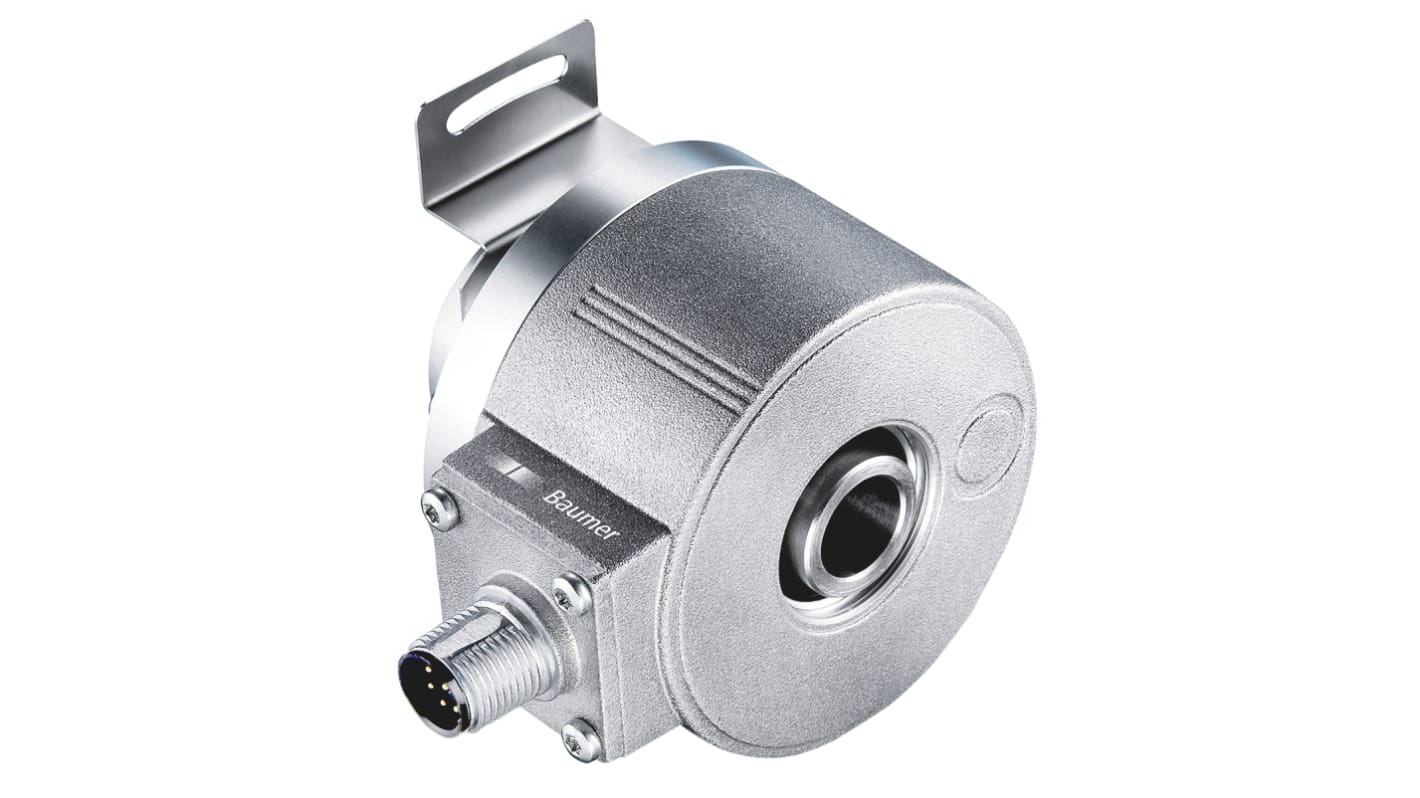 Encoder incremental Baumer serie EIL580, 512 impulsos/rev, 6000rpm máx., salida HTL/Push Pull, con Conector M23, 8