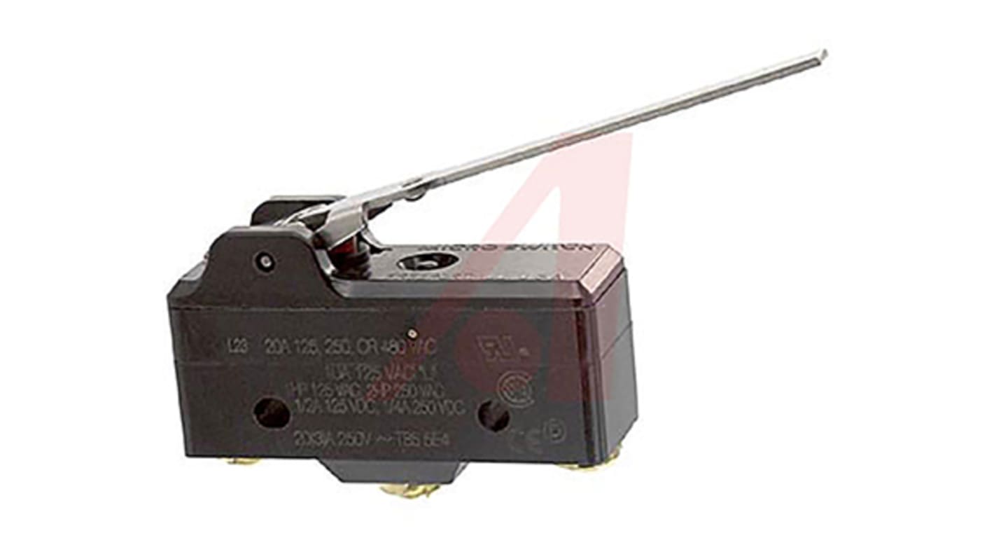 Microinterruttore, Honeywell, SP-CO, 20 A a 125 V c.a., IP64, A vite