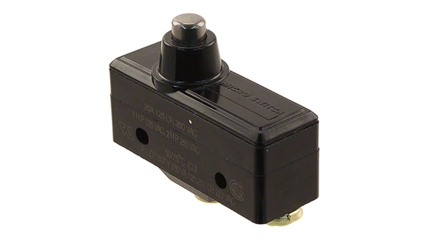 Microrupteur à bouton poussoir Honeywell, Vis, 1 RT, 25 A