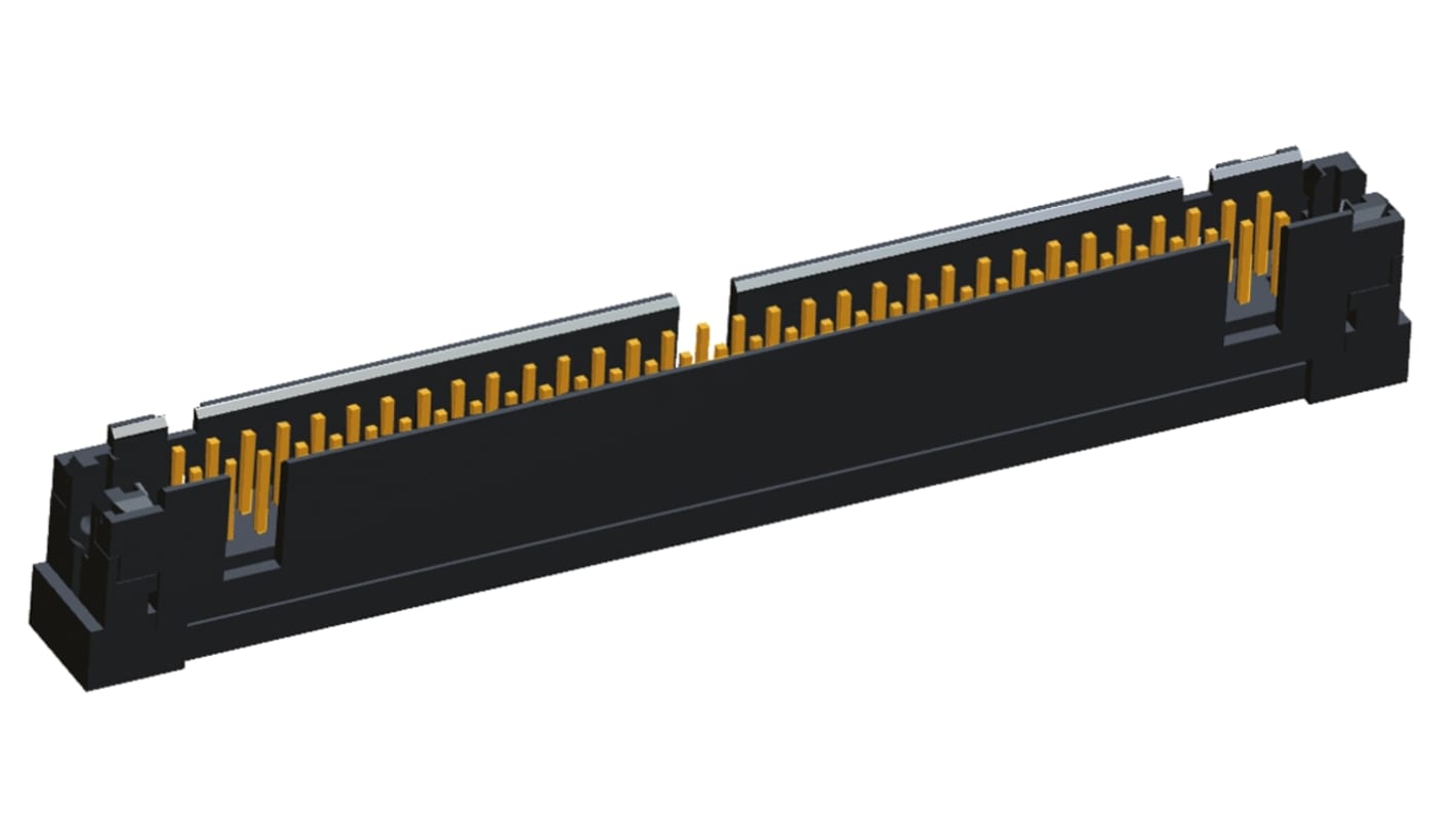 TE Connectivity 64-Way IDC Connector Plug for Cable Mount, 2-Row