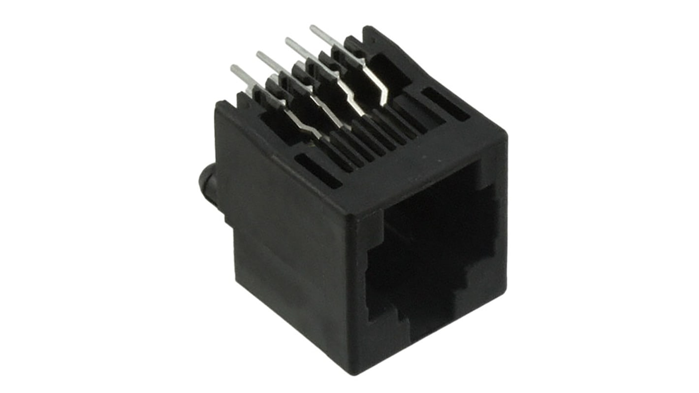 TE Connectivity RJ45 モジュラーコネクタ, メス, RJ45コネクタ, PCBマウント, Cat3, 5569284-1