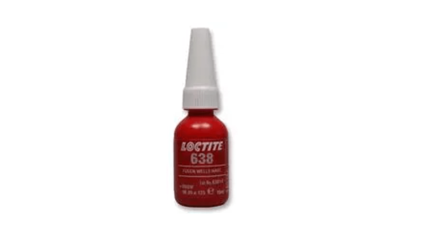 Pâte à joints verte Loctite, Force Haute, Bouteille avec Liquide 10 ml, -55 → +150 °C Loctite 638