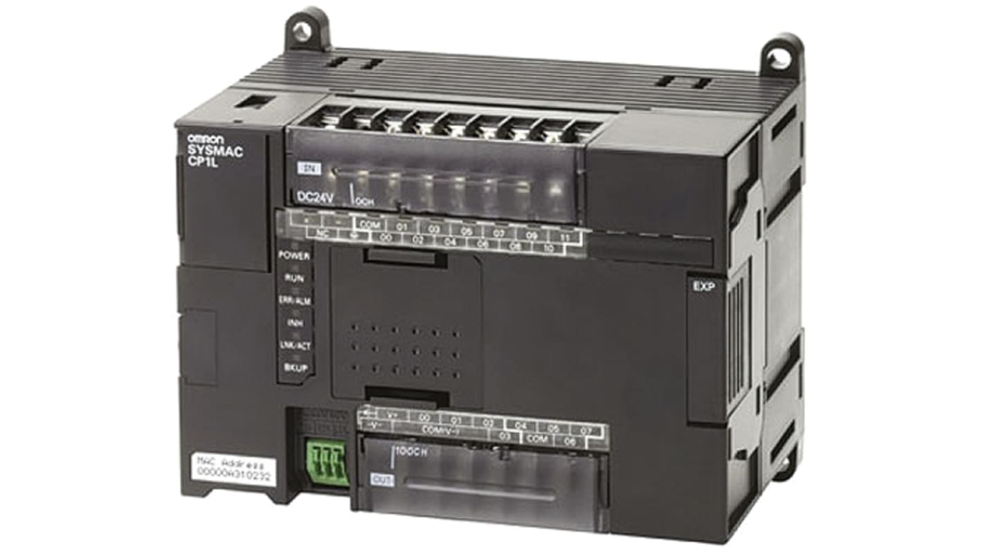 Omron CP1L-EM Series PLC CPU for Use with CP Series, PNP Output, 18-Input, DC Input